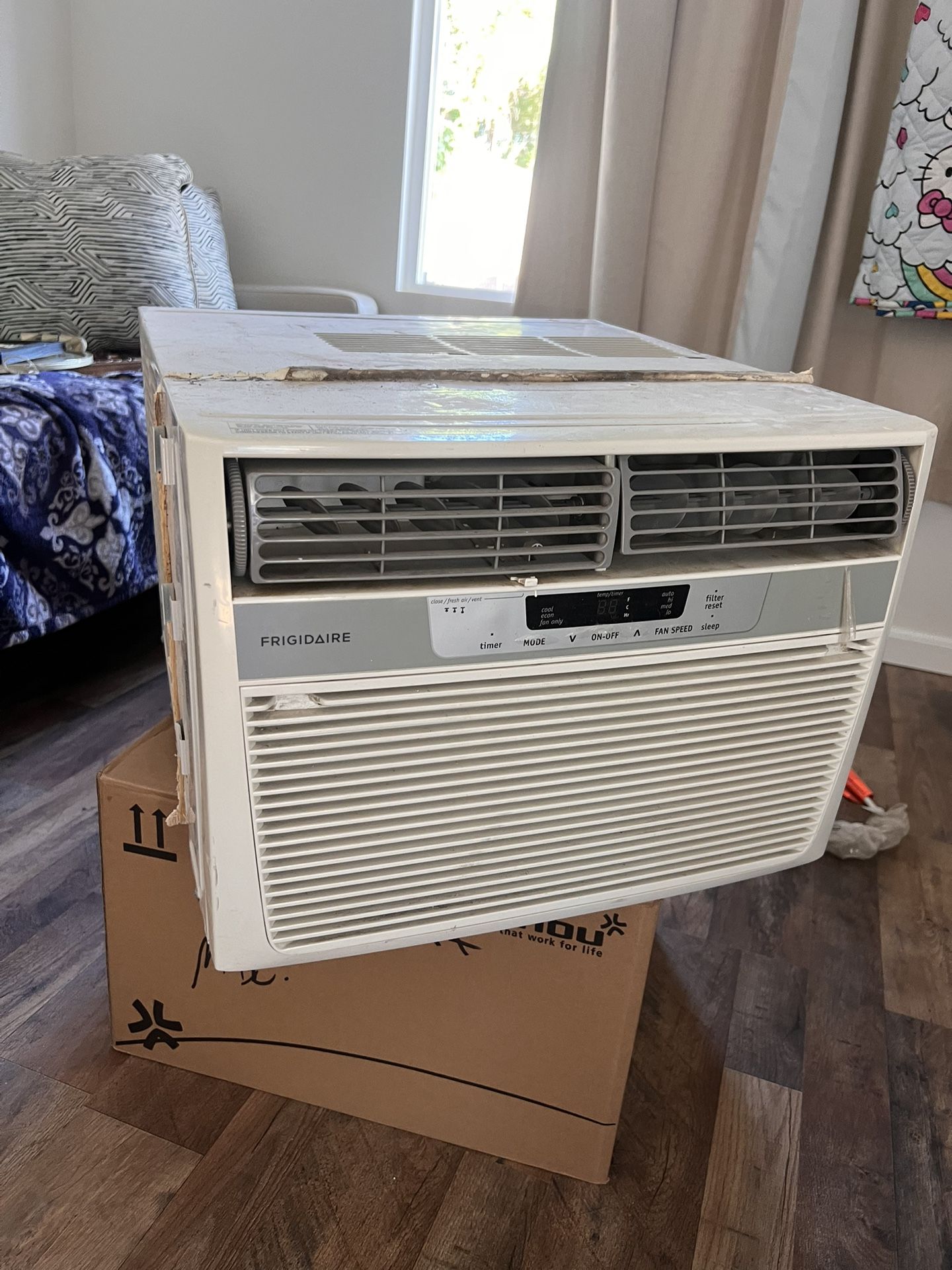 window ac unit with controller