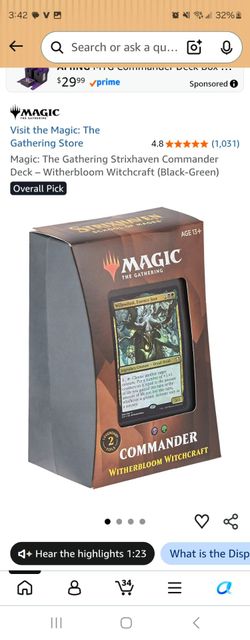 Magic Commander decks for sale