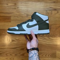 Nike Dunk Hi Sz 12.5 Cargo Khaki