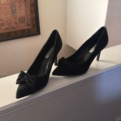 Black Karl lagerfeld Heels W Bow
