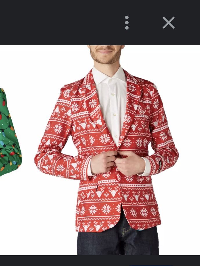 Christmas Jacket - Adult Sizes - 4 Different Colors - $12 Each