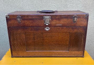 Antique Gerstner & Sons 11 Drawer Machinist Tool Chest Box