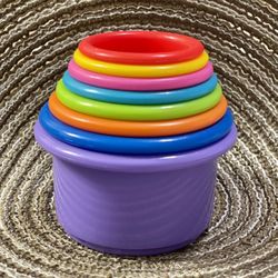 The First Years Stack & Count Stacking Cups - Colorful Baby Water set/8