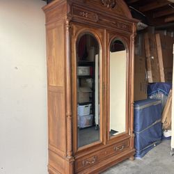 Antique French Walnut Armoire