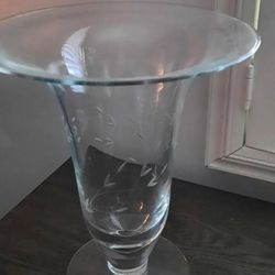 Princess House Vase 10" High, 9" Across