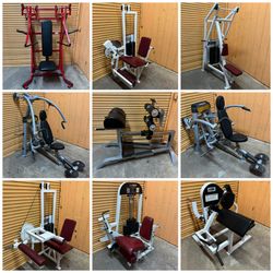 Tons Of Gym Equipment- Squat Rack, Leg Press, Full Gym, Smith Machine, Home Gym, Pullover, Benches, Curl /Extension, Hack Squat- Cybex, Nautilus, Flex