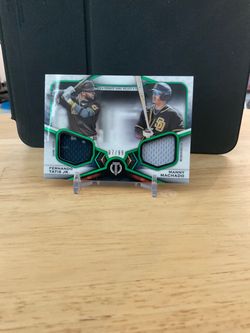Tatis Jr. & Machado Topps Tribute Dual Relic Card 07/99