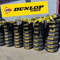 225-45-17 tires 80k Warranty 750$ Installed Dunlop Tires 