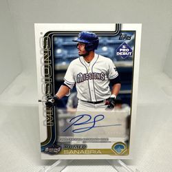 2025 Topps Pro Debut - Romeo Sanabria #PD-4 Autographs
