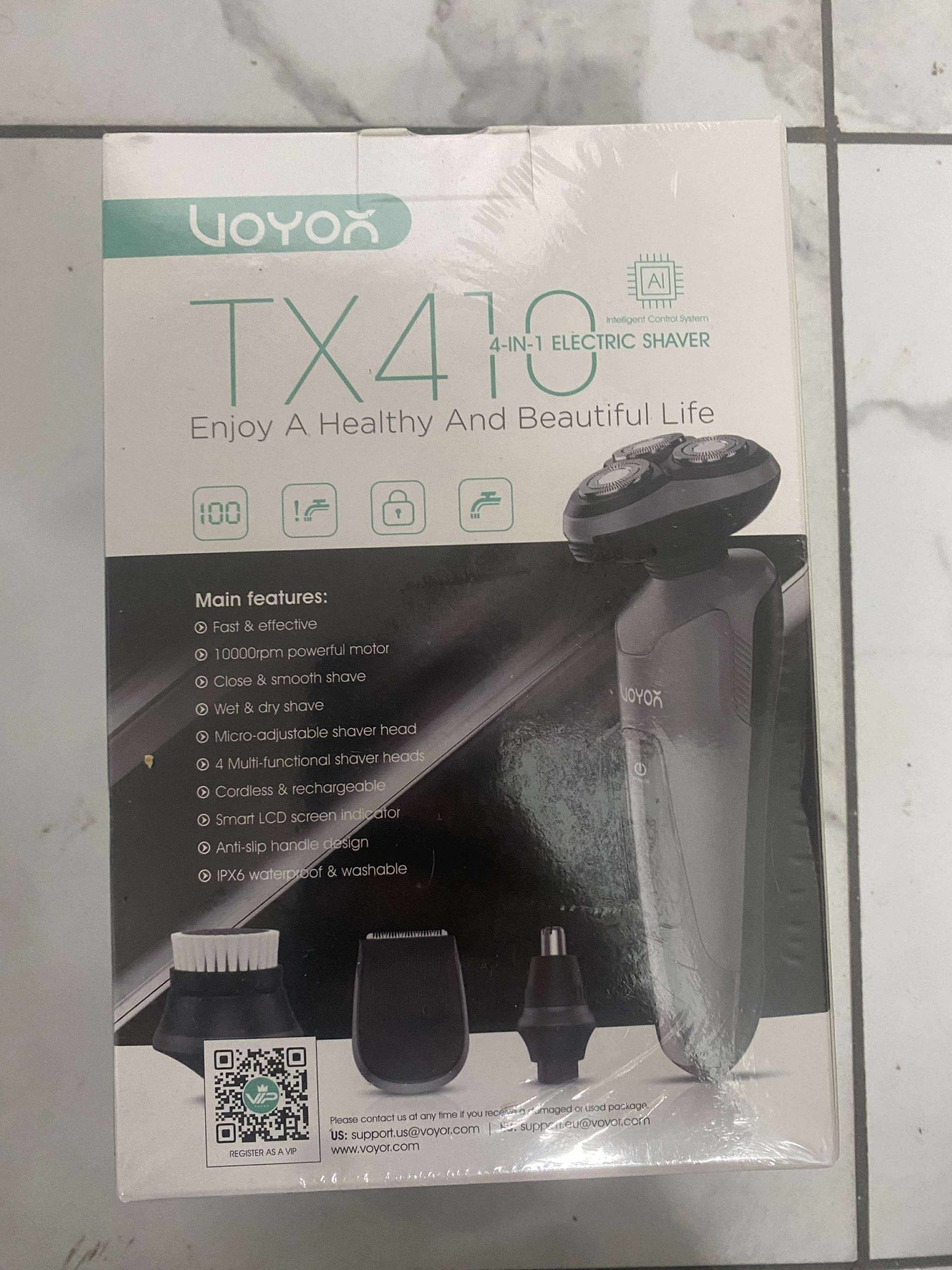 Voyor Electric Razor for Men Cordless Shaver