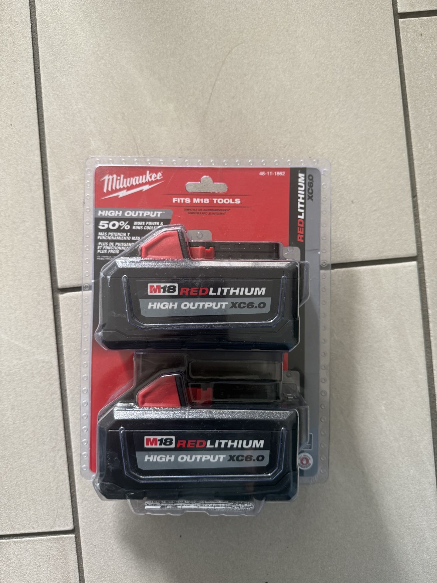 Milwaukee xc6.0 M18