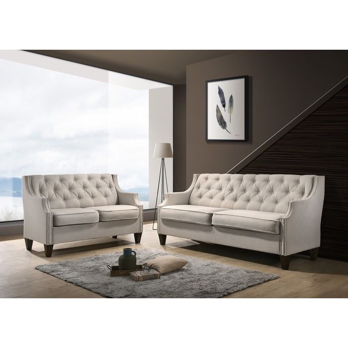2-Pc Sofa Set ( Sofa And Loveseat )