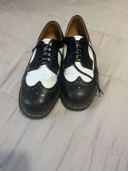 Doc Martens English Black And White Oxfords UK Size 9
