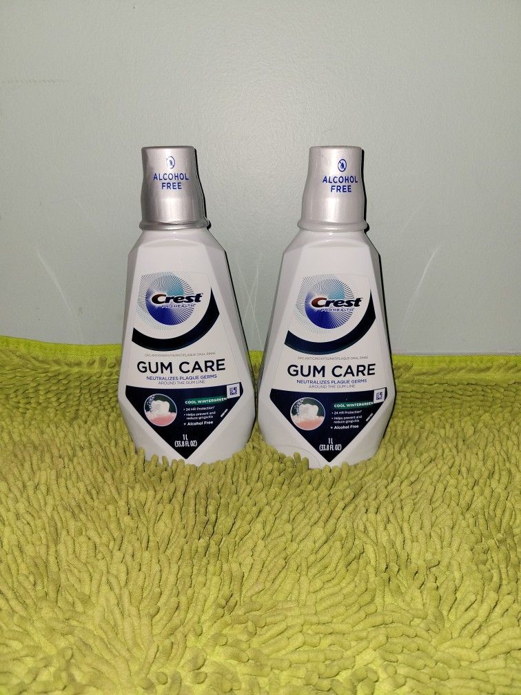 2 Crest Pro-Health Gum Care Mouthwash 1Lt
