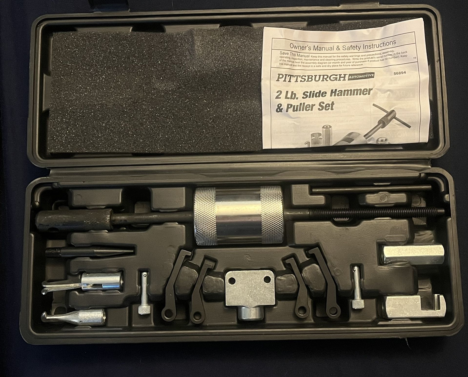 Pittsburgh 2lb Slide Hammer Puller Set
