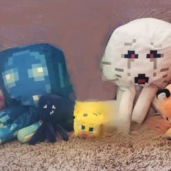 Set Of Minecraft Plush Toys
