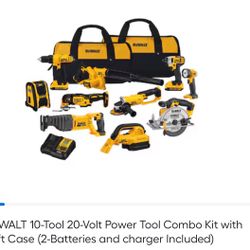 DEWALT 10-Tool 20-Volt Power Tool Combo Kit