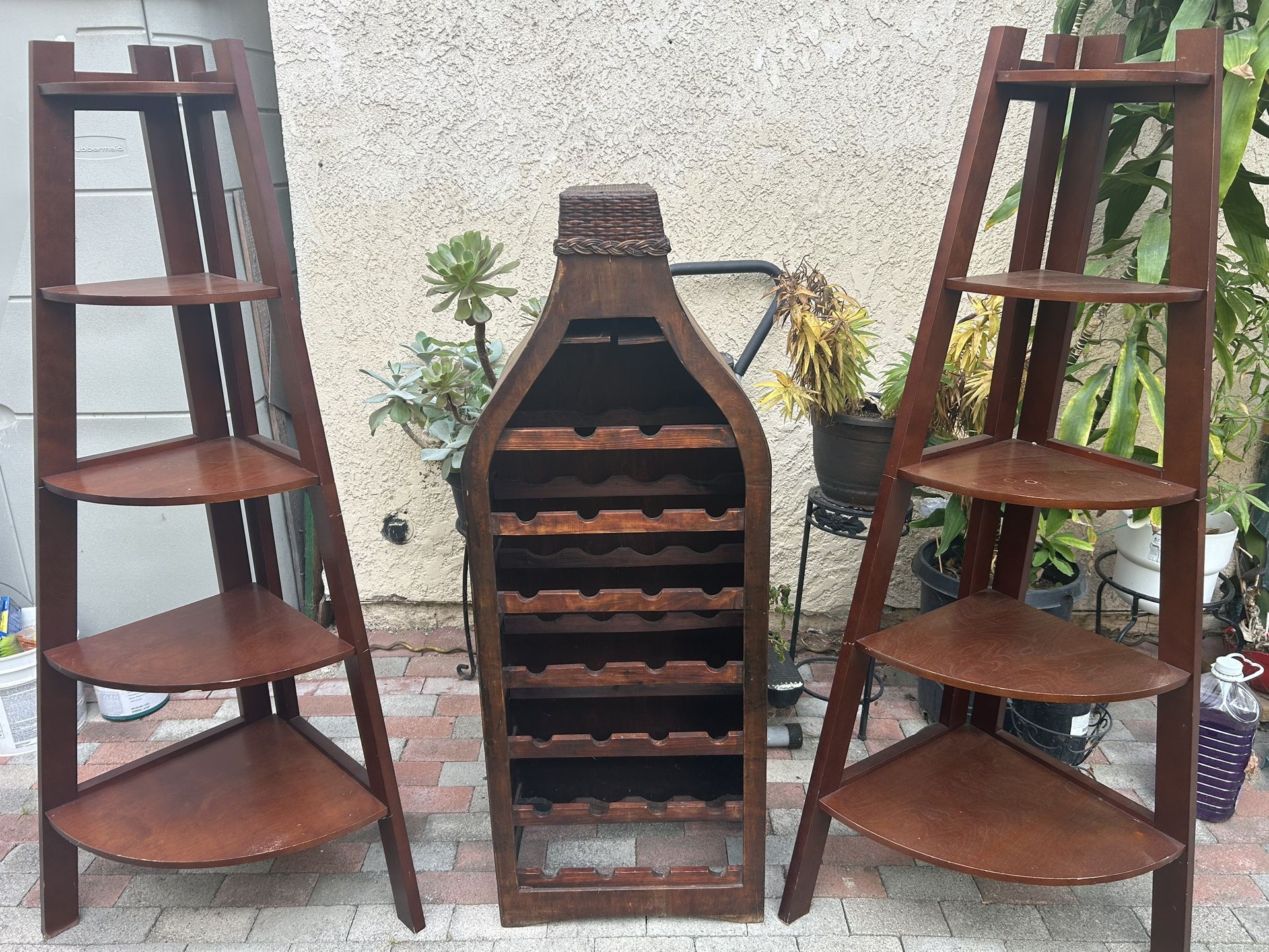 Wine Holder Cabinet , Corner Cabinets, Portable Closet 