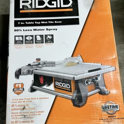  RIDGID Table Top Wet Tile Saw