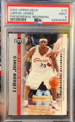 LeBron James rookie slab 9