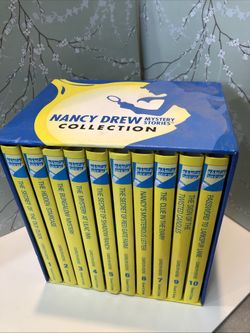 The Nancy Drew Collection  10 HC Books Set Mystery Stories  Vol 1-10 in Box