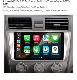 Android stereo for toyota camry 2007-2011