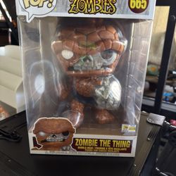 Funko Pop Zombie The Thing With Rare Comic Con Sticker