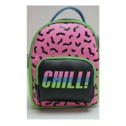 Funko Retro 90’s Mini Backpack Convertible CHILL! Faux Leather - New

