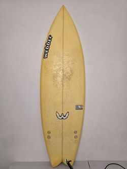 5'10" Dewey Weber Epoxy Mini Fish Surfboard + Pro-Lite Bag + FCS Fins + Leash