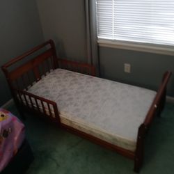 Toddler Bed With Mattress.