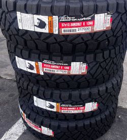 37 1250 20 NITTO RIDGE GRAPPLERS BRAND NEW TIRE TIRES $490 EACH OR $1960 FOR A SET OF 4 WHILE SUPPLIES LAST FINANCING AVAILABLE DELIVERY AVAILABLE