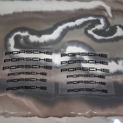 Porsche panamera brake caliper stickers