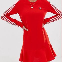 Adidas Women’s Sport Dress long sleeve DW3880 - Red Rouge