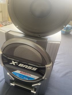 BostonPV500 “10 Inch Woofer Sub Speaker Plus 450 W X-Base Speaker 