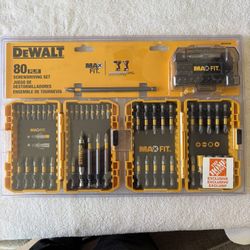 Dealt 80 Pieces Screwdriving Set New