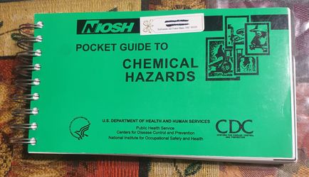 NIOSH Pocket Guide to Chemical Hazards