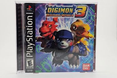 Sony Playstation 1 PS1 Digimon World 3 CIB Cleaned & Tested
