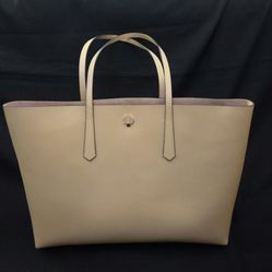 Mildly Used Kate Spade All Day Large Tote Leather Timeless Tan RN 0102760 CA 57710