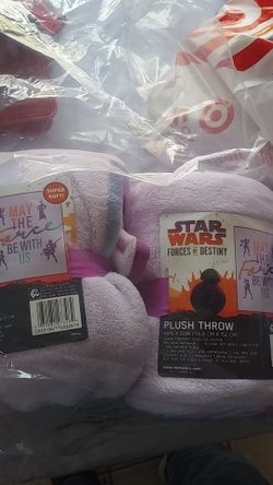 Star wars toddler blanket new