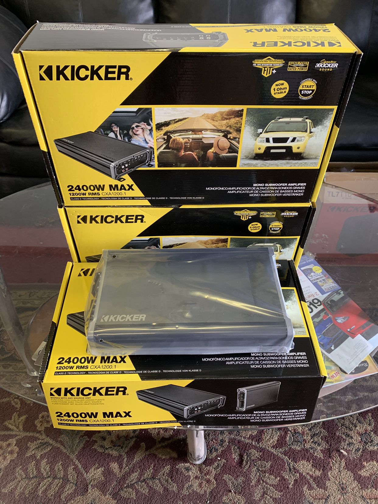 Kicker Car Audio Car Stereo Amplifier . 2400 watts . Holiday Super Sale . $259 While They Last . New