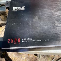Boss 2500 Mono-block Bass Amp 1 Channel 