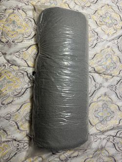Gray Fleece Blanket Sealed in Packaging