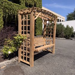 Solid Teak Arbor Swing 