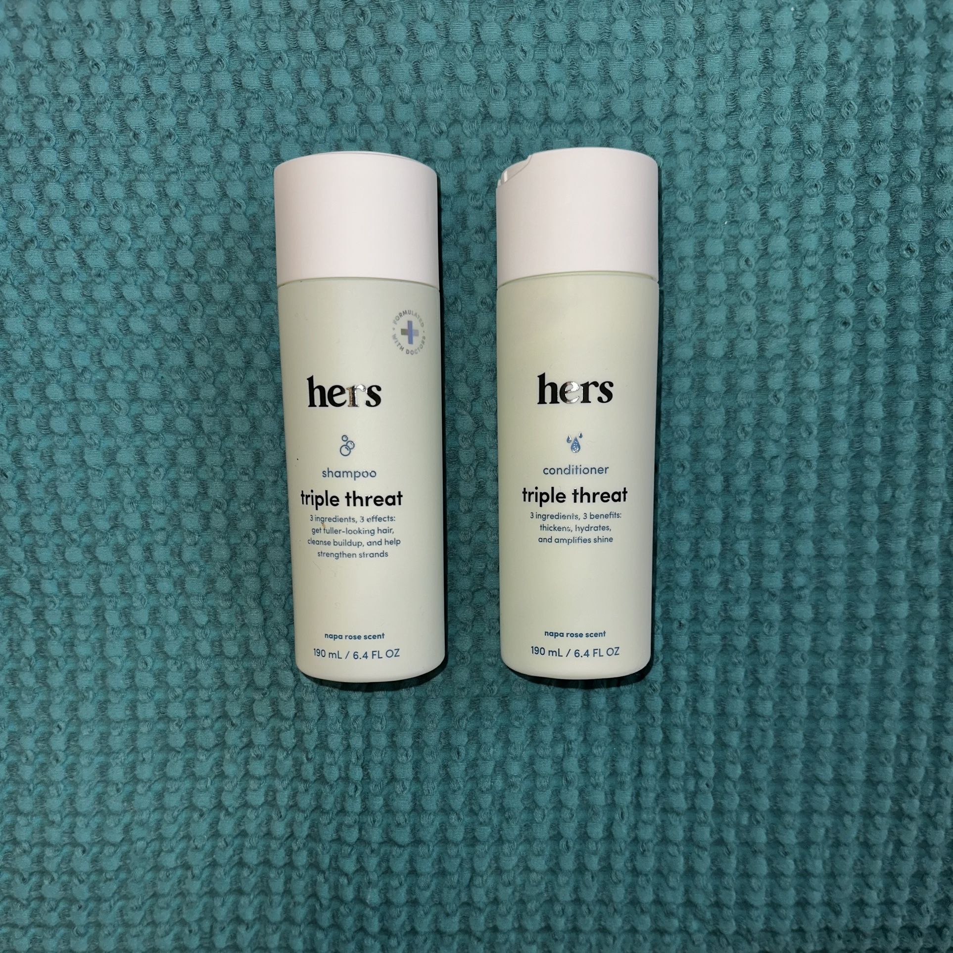 BRAND NEW/UNOPENED:  “Hers” Shampoo + Conditioner 