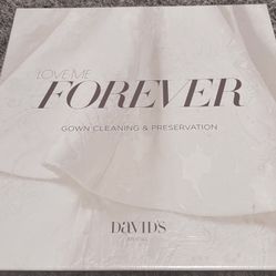 David’s Bridal Gown Cleaning And Preservation 