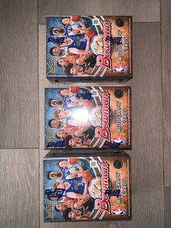 BOWMAN Basketball 3 VALUE BLASTER BOXES (180 Cards)