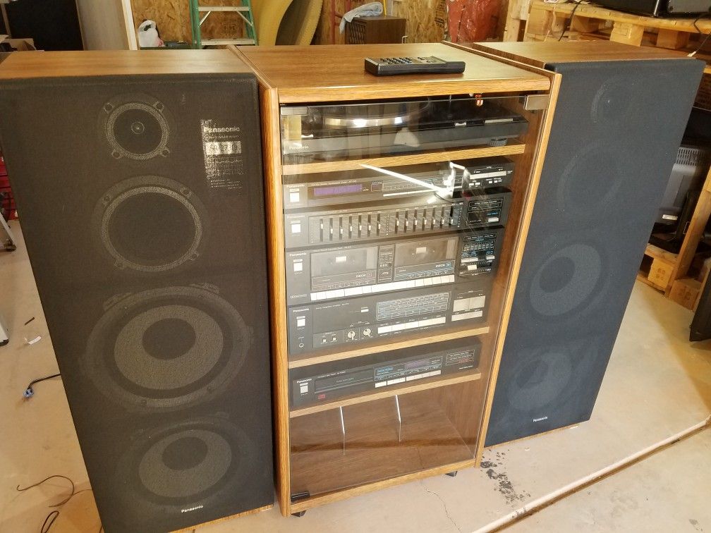 Vintage Panasonic complete stereo system