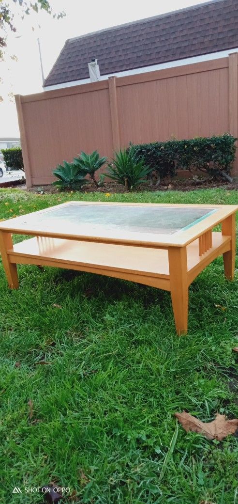 Cerritos..48Lx28Wx18H inch USA made Cocktail Coffee Table..Very nice shape NO scratches