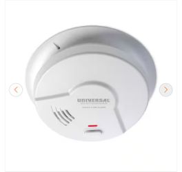 New Universal Smoke & Fire Alarm Sealed in Package