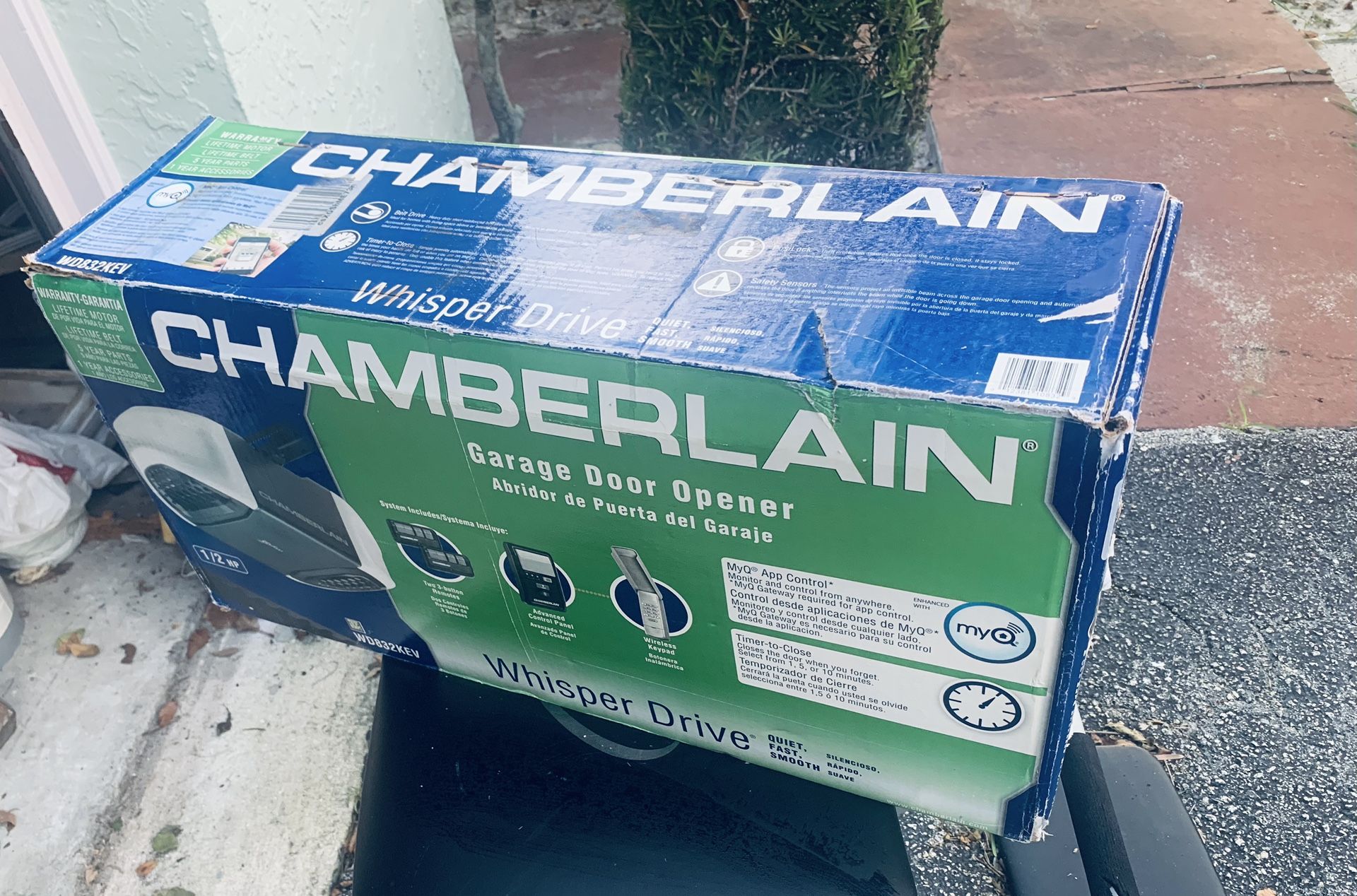 Garage Door Opener With Remote Control 